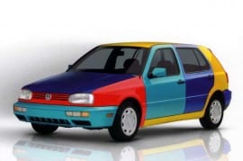 VW Golf Harlekin 1996