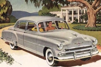 No Chevrolet 1951 os limpadores eram a vácuo: deixavam de atuar quando mais se acelerava