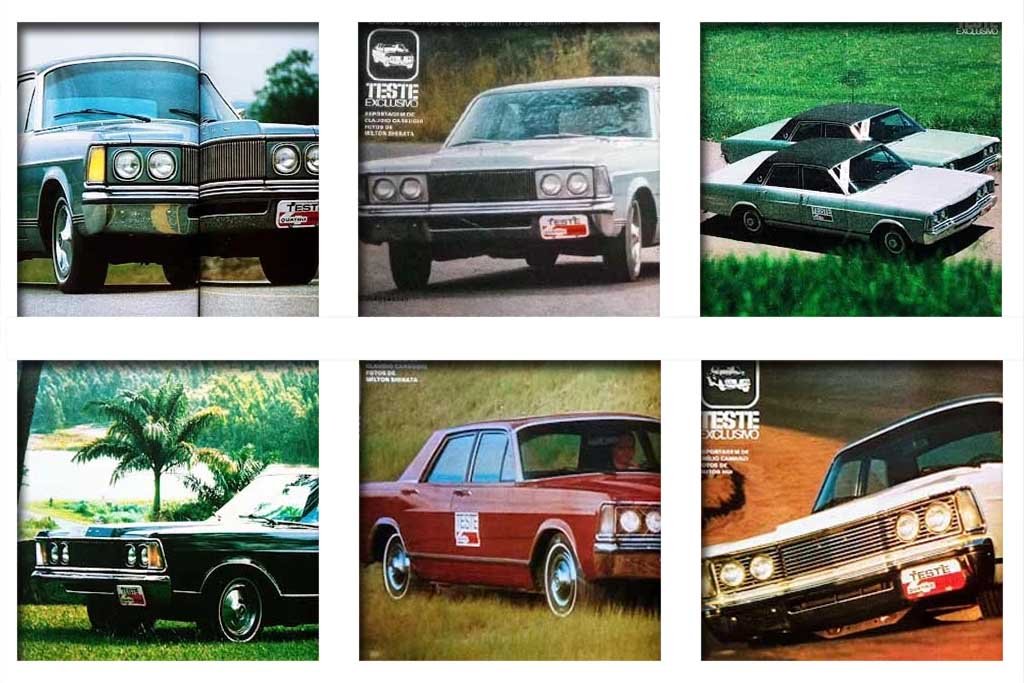 Galaxie, LTD e Landau: 12 revistas com os grandes sedãs da Ford