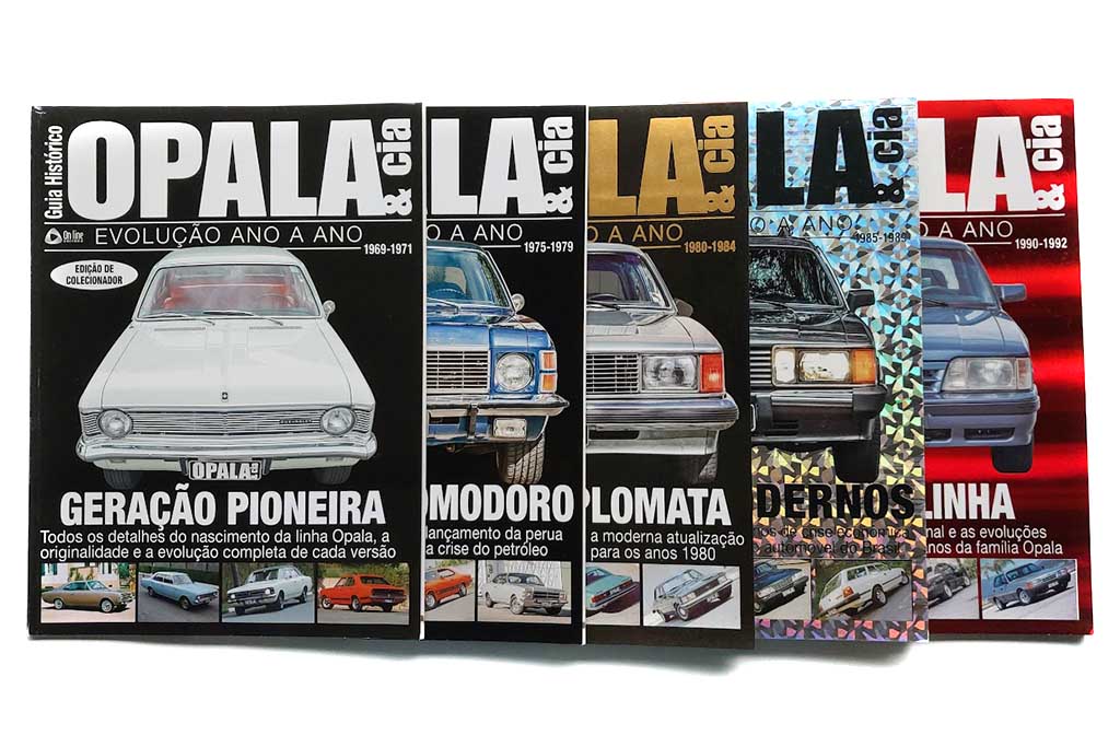 Opala: cinco revistas com a história de um grande Chevrolet