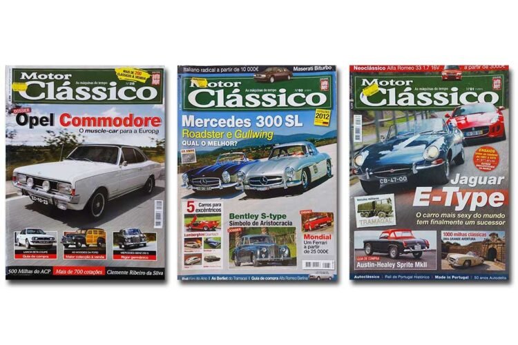 Motor Clássico: revistas portuguesas com grandes automóveis antigos