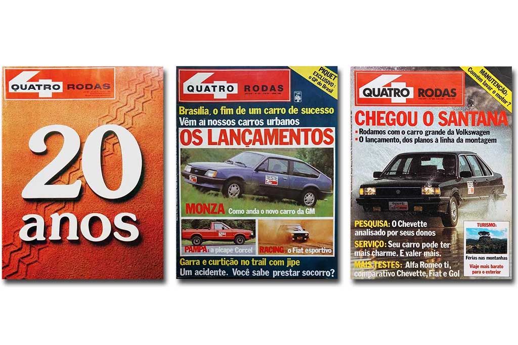 Quatro Rodas de 1980 a 1984: Monza, Escort XR3, Santana e mais