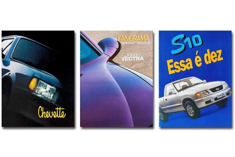 Panorama: revistas especiais da GM com Vectra, Chevette e S10