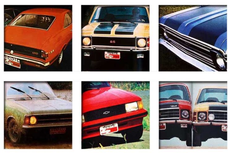 SS: 12 revistas de 1970 a 1980 com o Chevrolet Opala esportivo