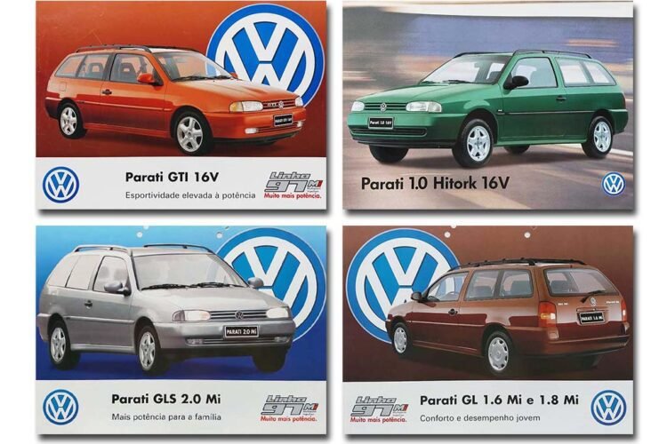 VW Parati: catálogos da geração “bola” incluindo a GTI 16V